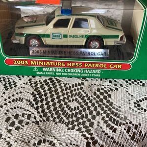 2003 Hess Miniature Hess Patrol Car NIB